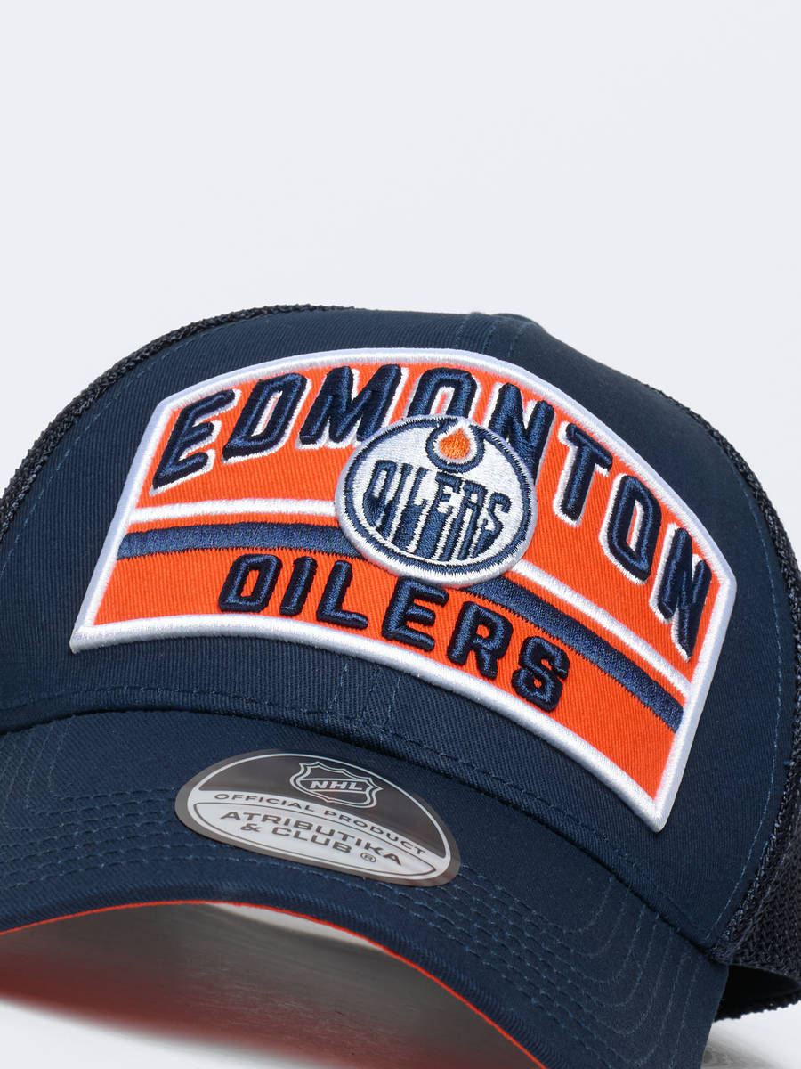 Бейсболка NHL Edmonton Oilers с сеткой