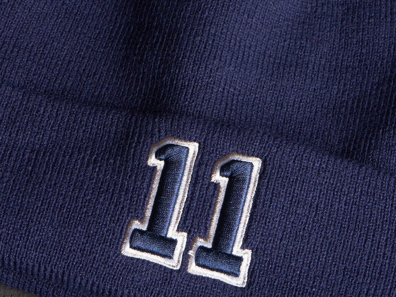Шапка № 11 синяя