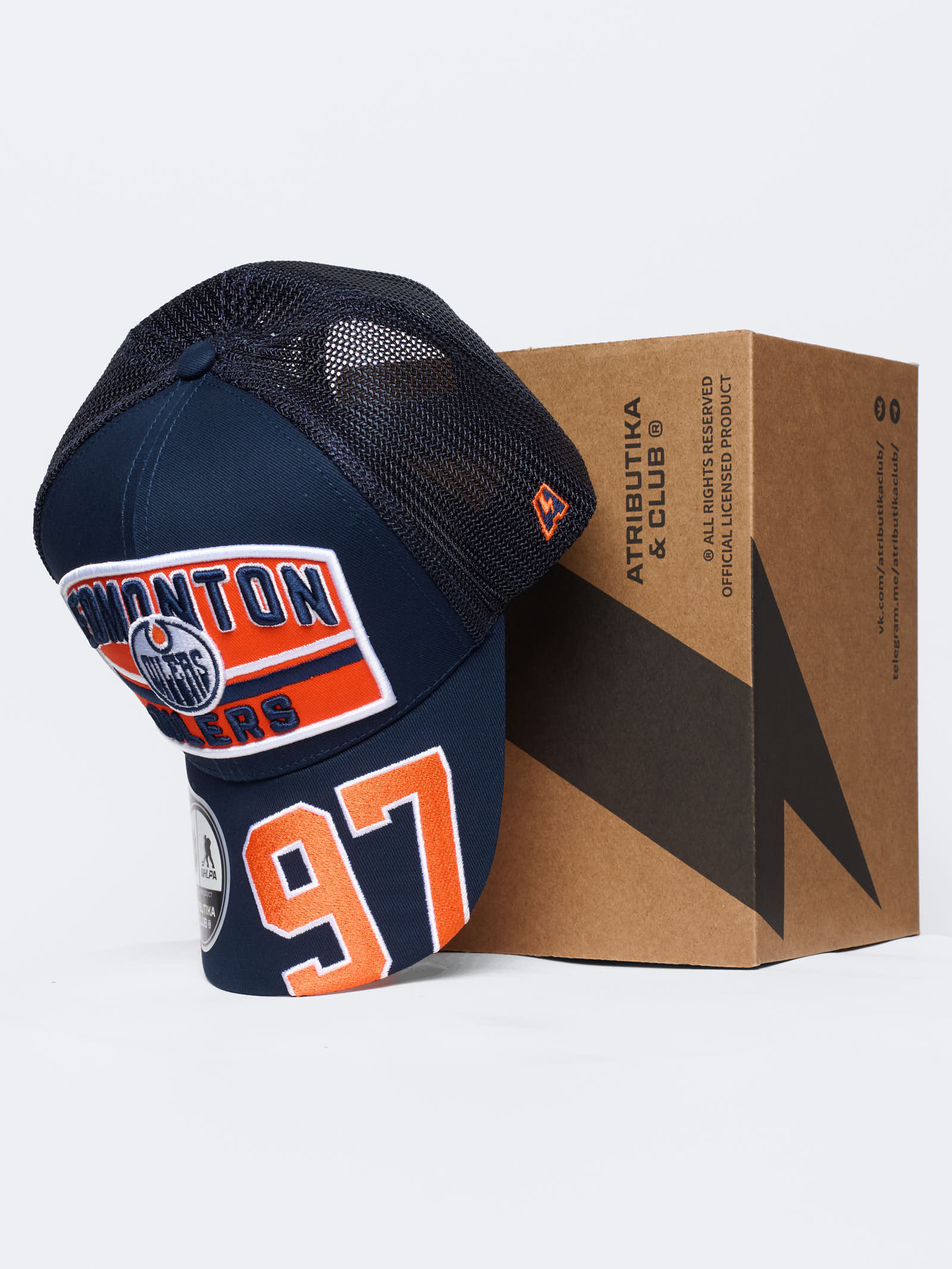 Бейсболка NHL Edmonton Oilers № 97