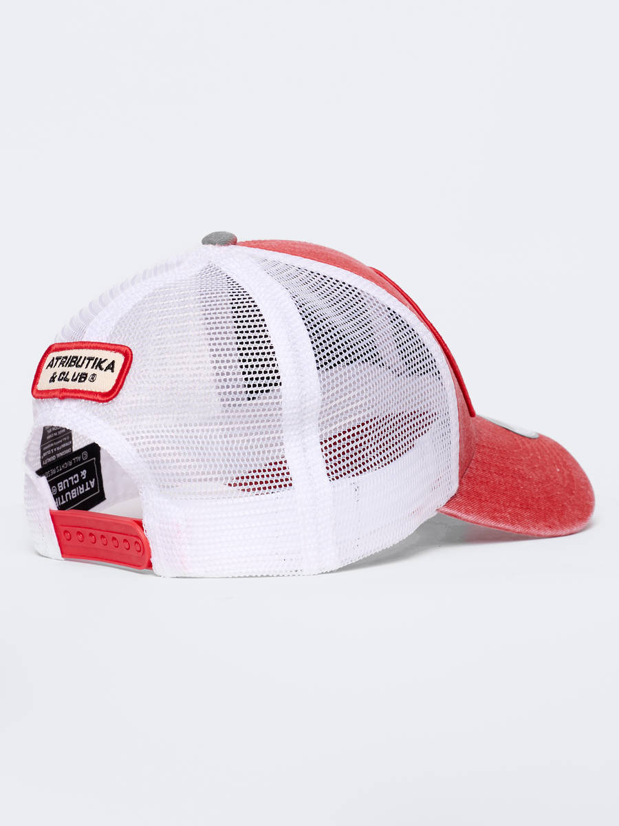 Бейсболка NHL Detroit Red Wings с сеткой