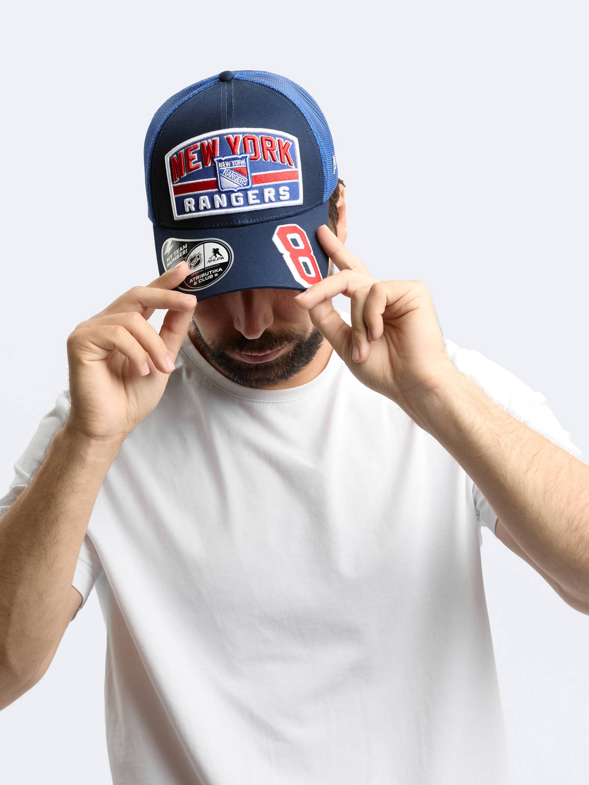 Бейсболка NHL New York Rangers № 8