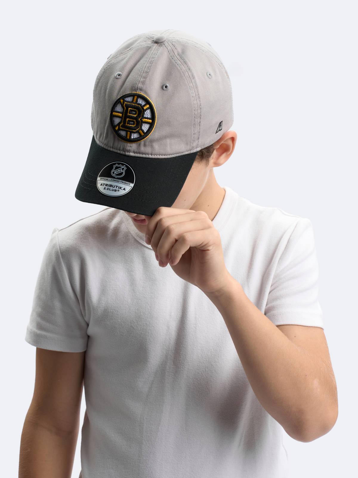 Бейсболка NHL Boston Bruins мягкая (подростковая)