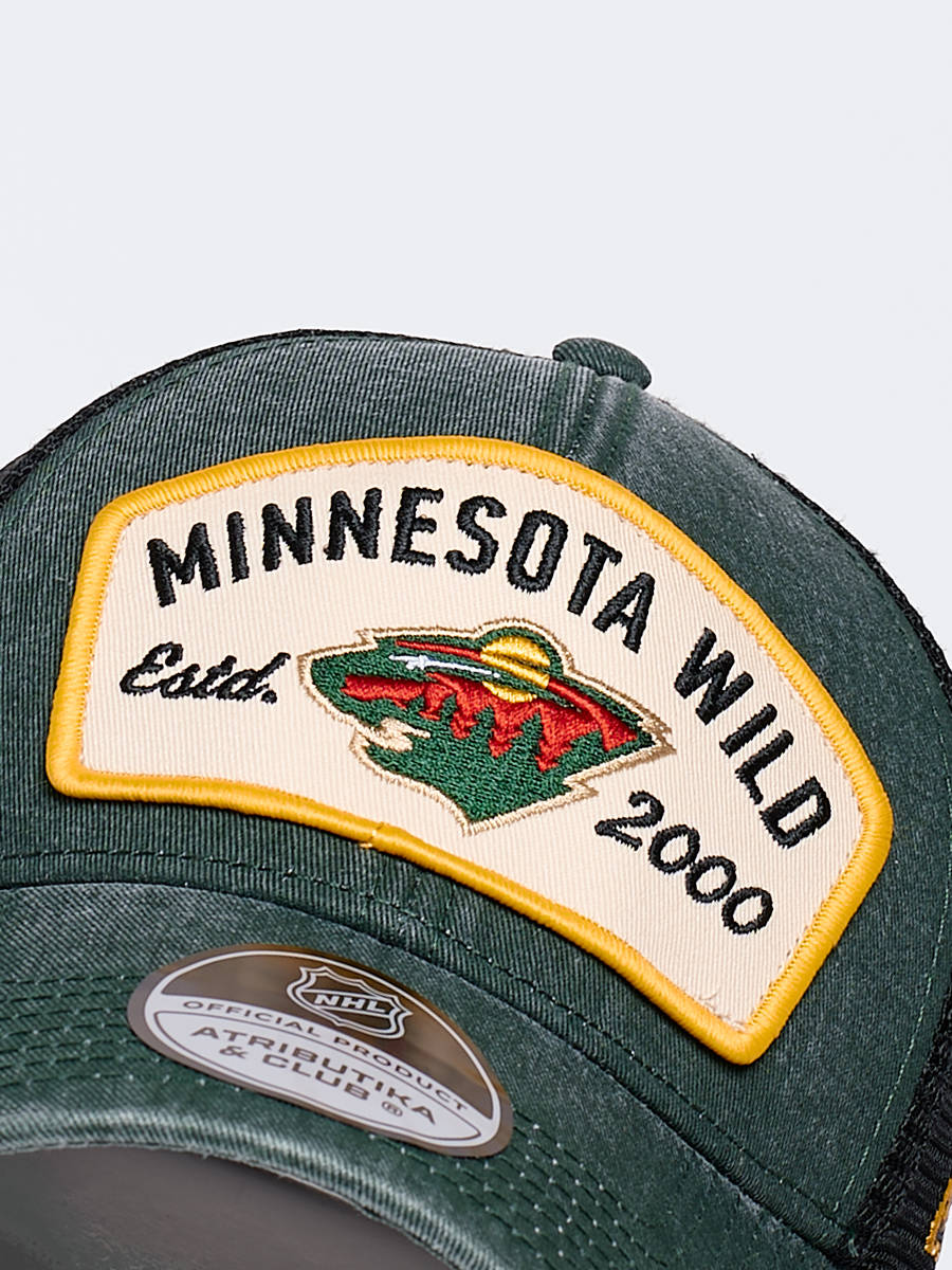 Бейсболка NHL Minnesota Wild с сеткой