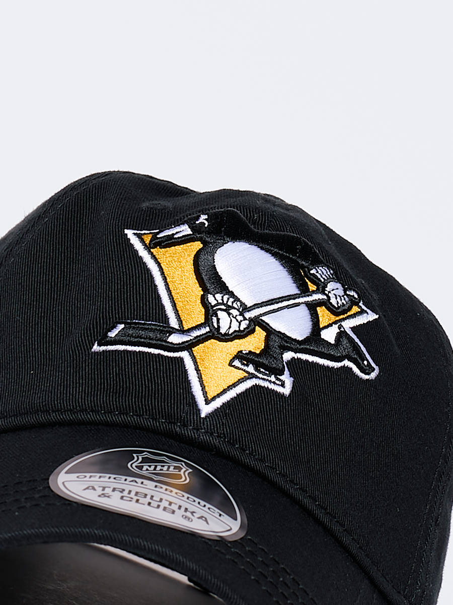 Бейсболка NHL Pittsburgh Penguins мягкая (большой размер)