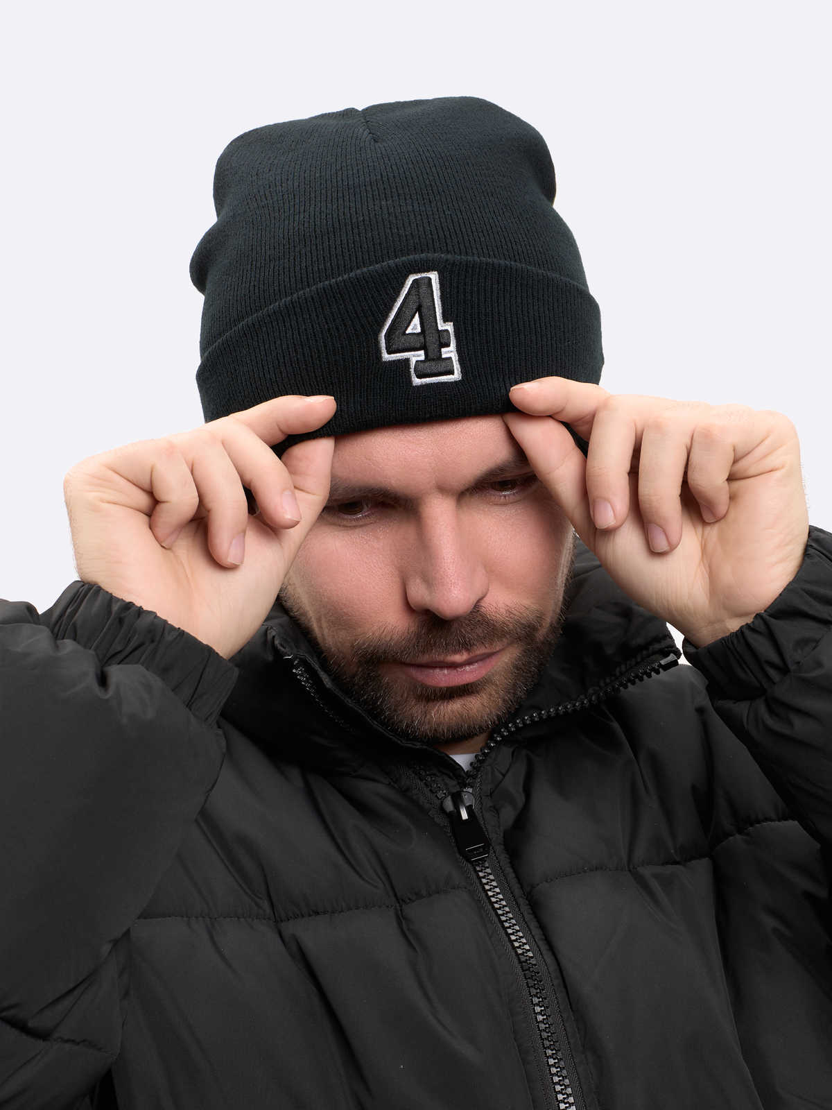Шапка № 4 черная