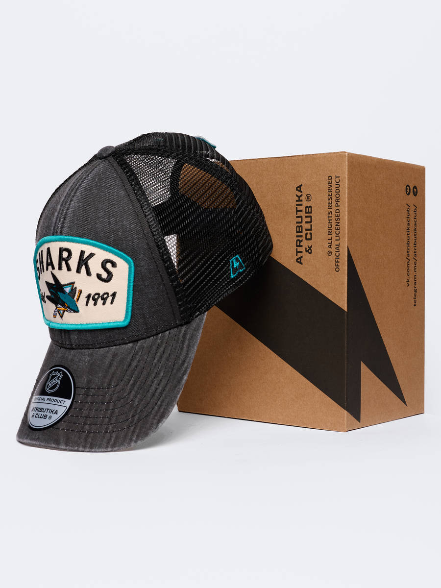 Бейсболка NHL San Jose Sharks с сеткой