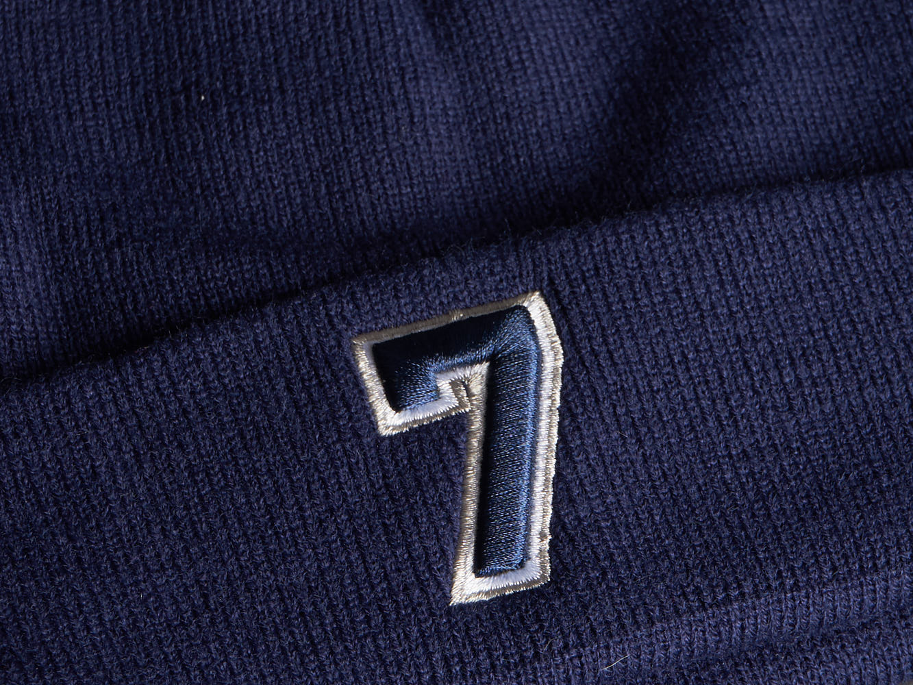Шапка № 7 синяя