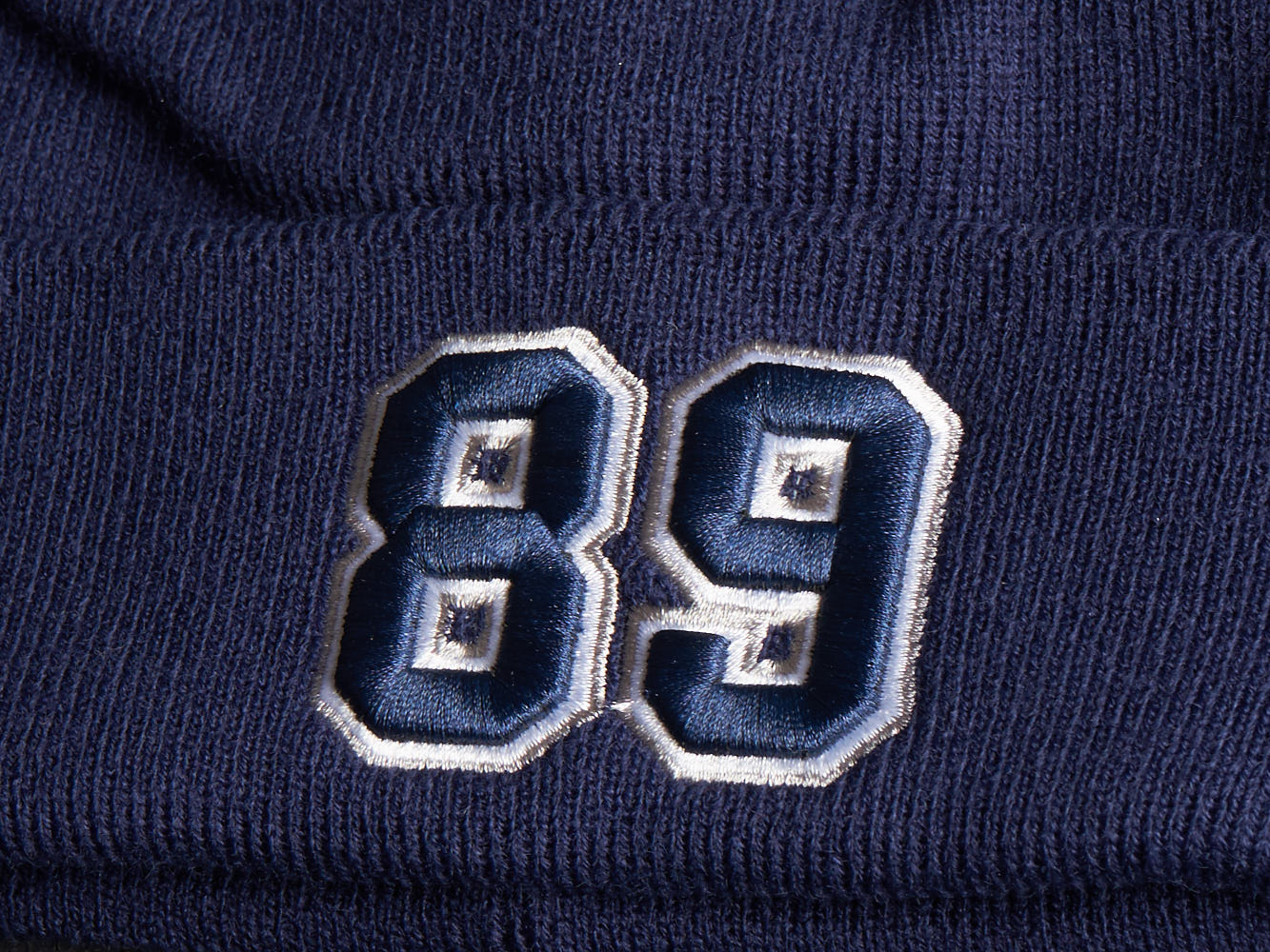 Шапка № 89 синяя