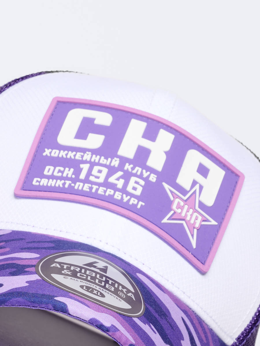 Бейсболка ХК СКА с сеткой