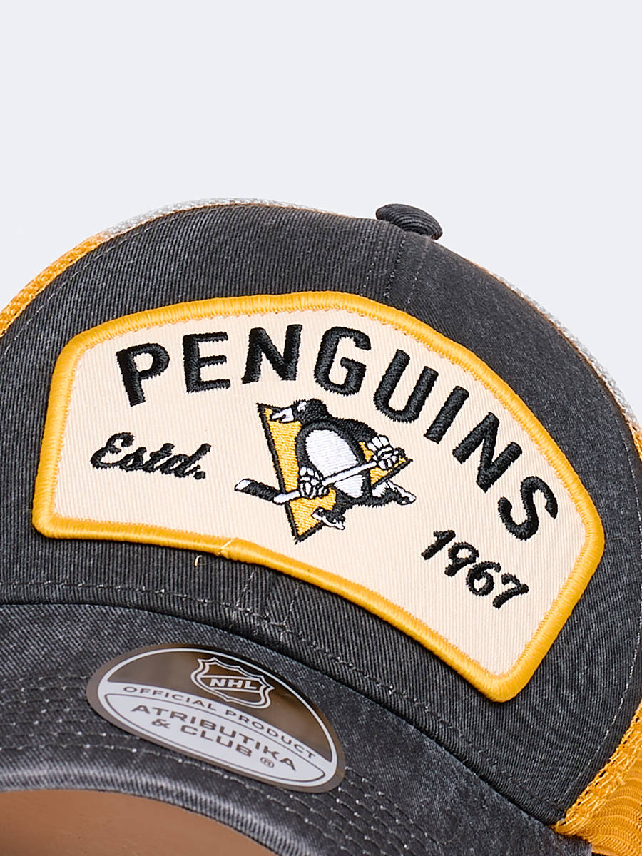 Бейсболка NHL Pittsburgh Penguins с сеткой