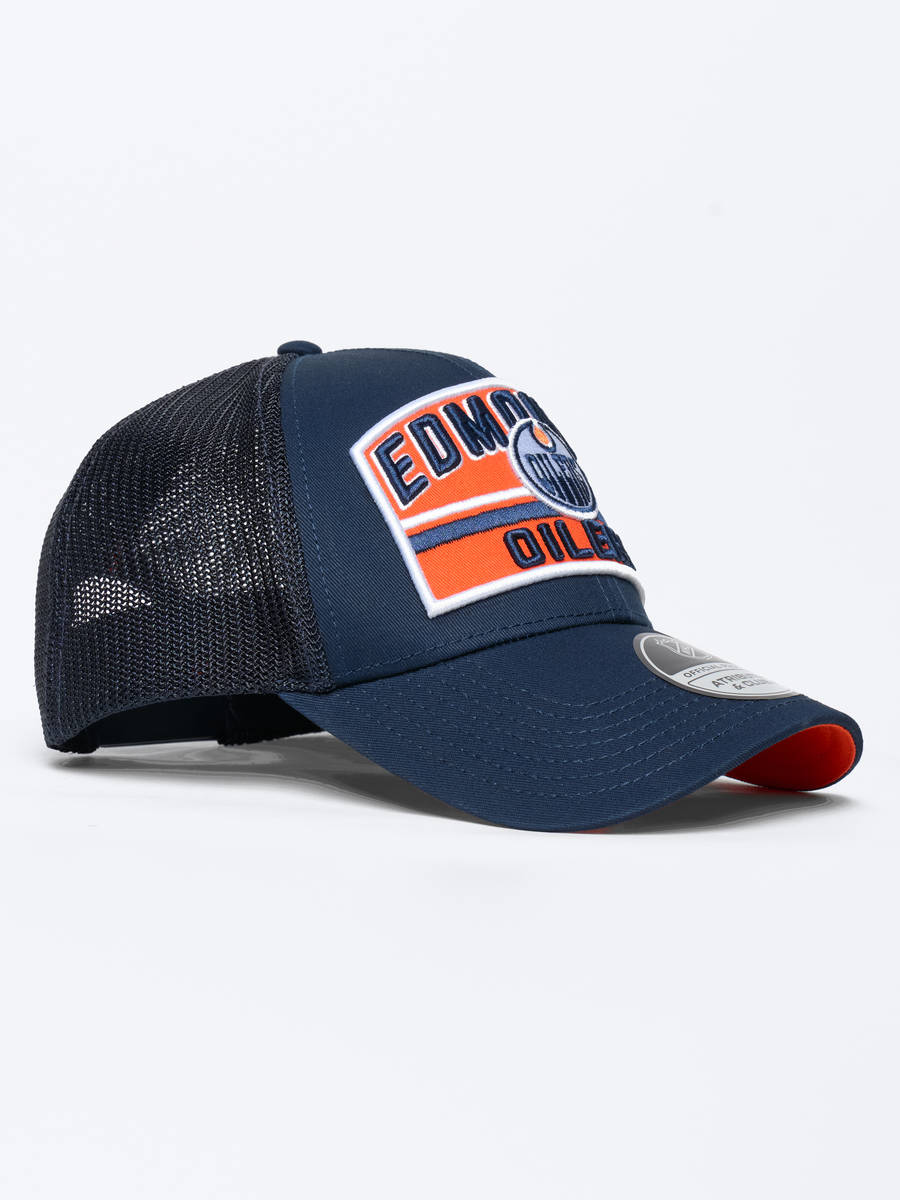 Бейсболка NHL Edmonton Oilers с сеткой