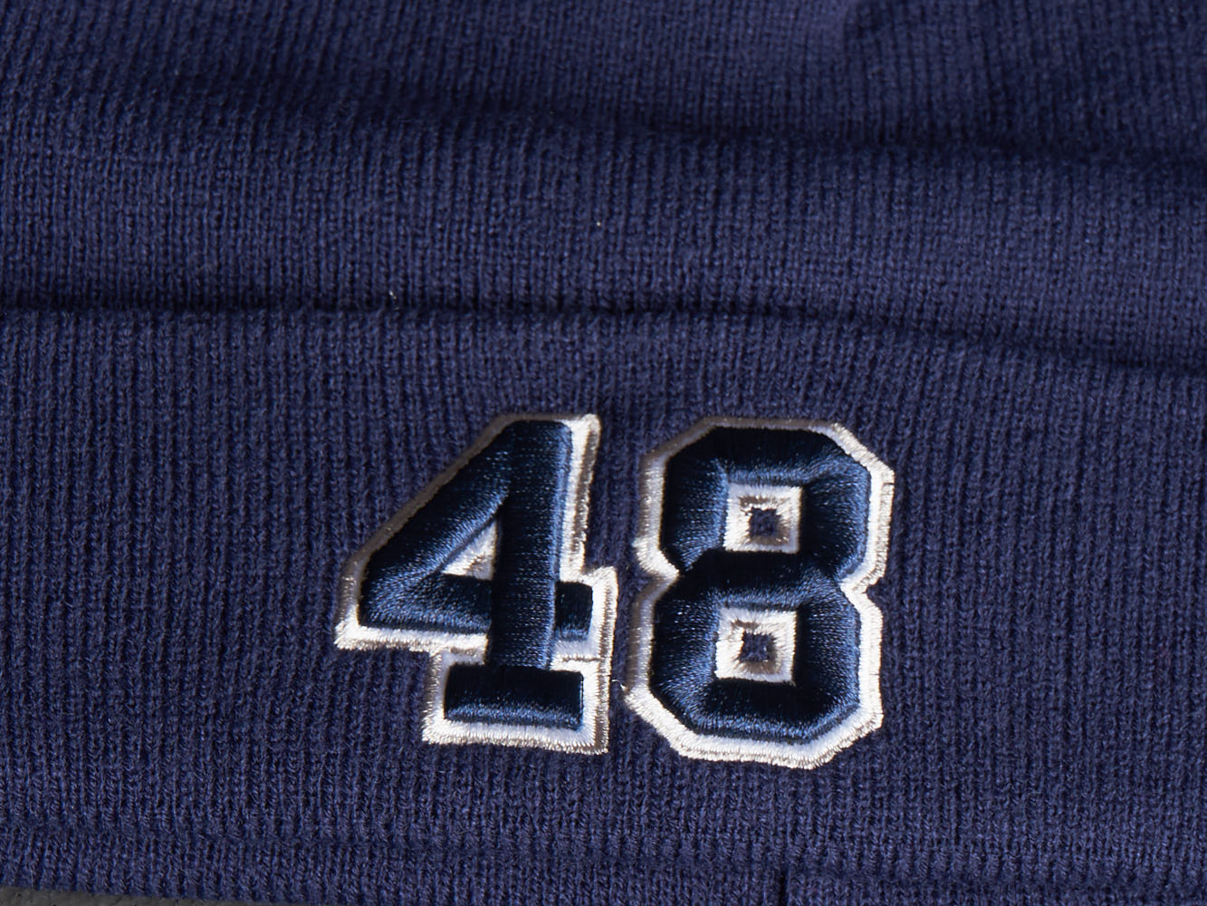 Шапка № 48 синяя