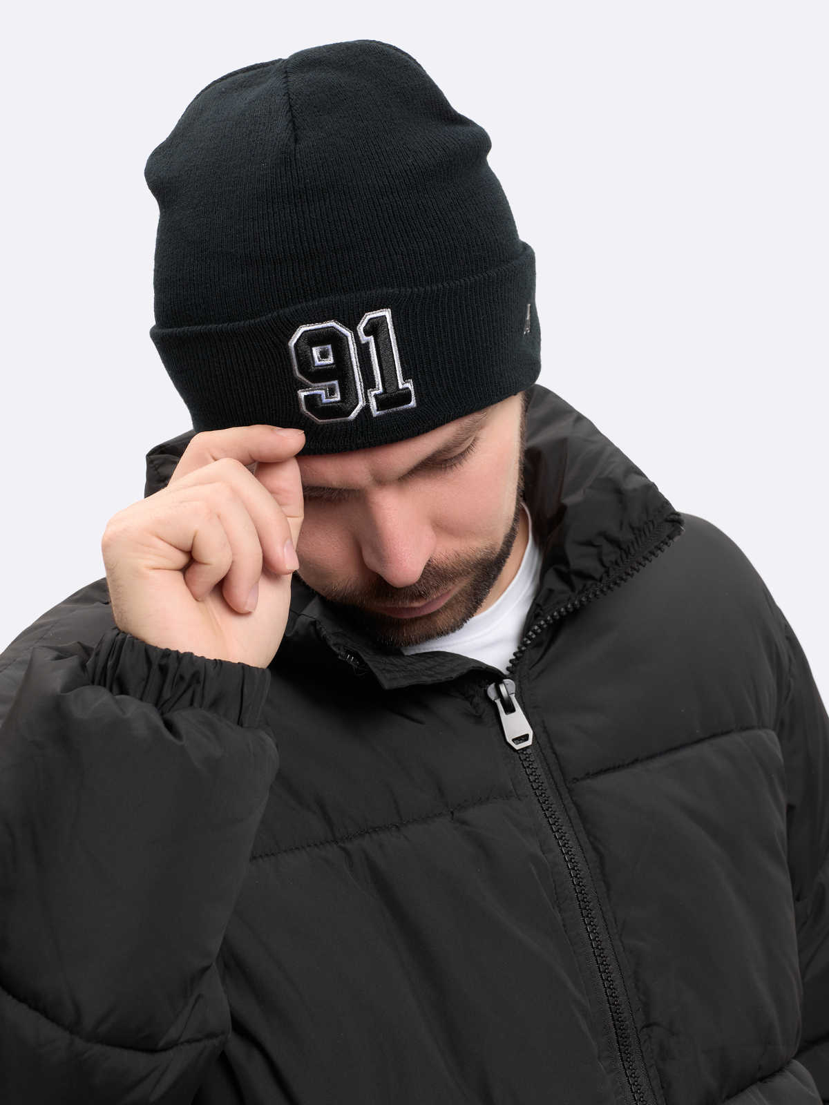 Шапка № 91 черная