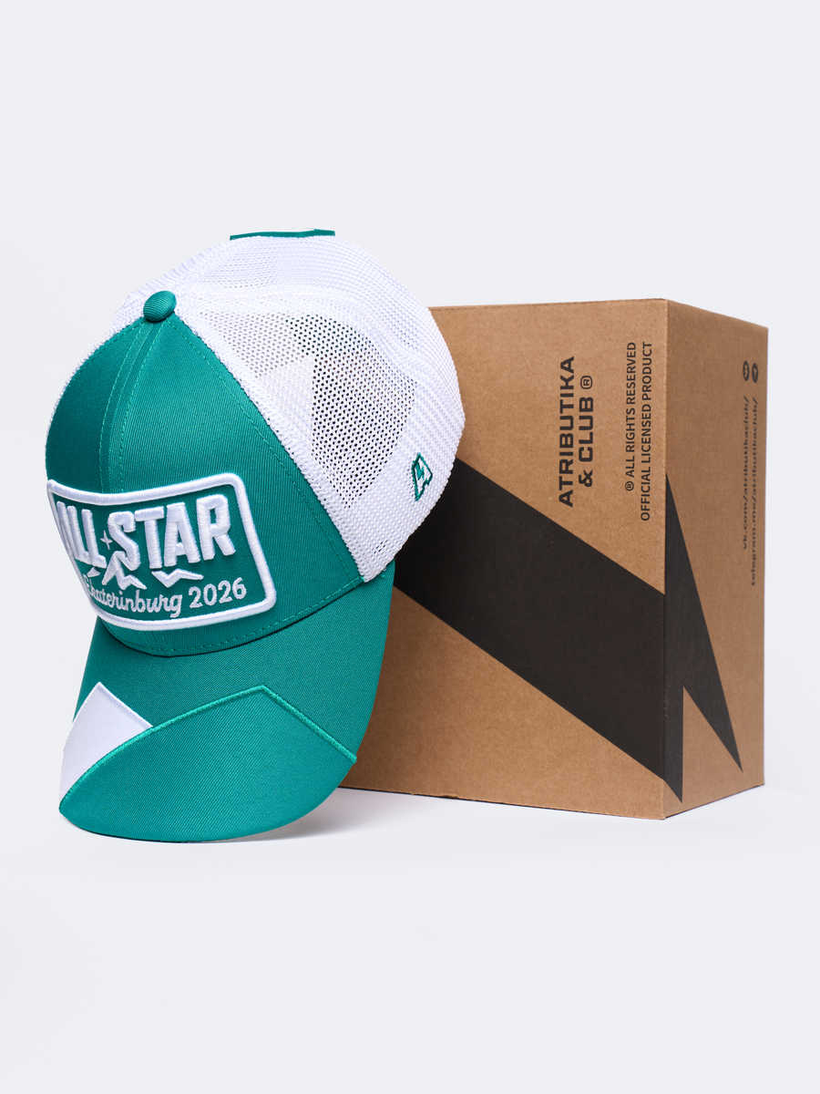 Бейсболка КХЛ ALL STAR 2026 с сеткой