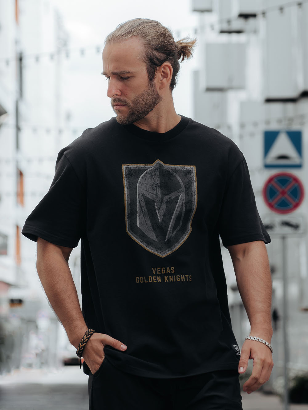 Футболка NHL Vegas Golden Knights № 67 оверсайз