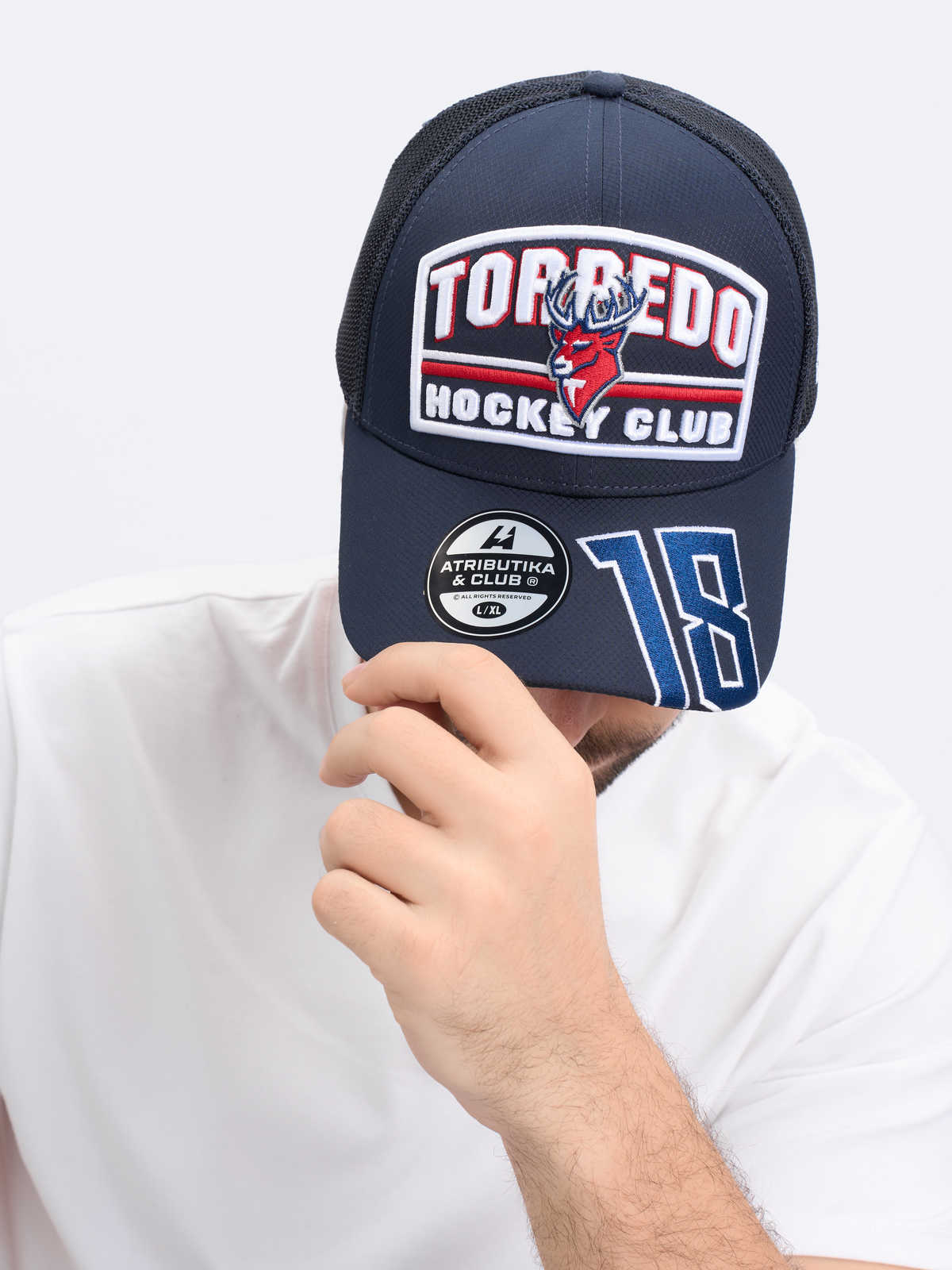 Бейсболка ХК Торпедо № 18