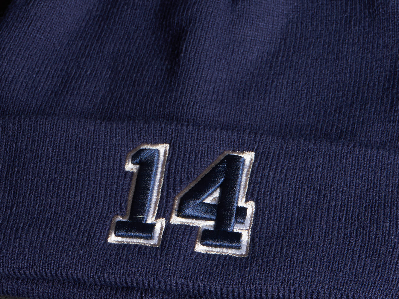 Шапка № 14 синяя