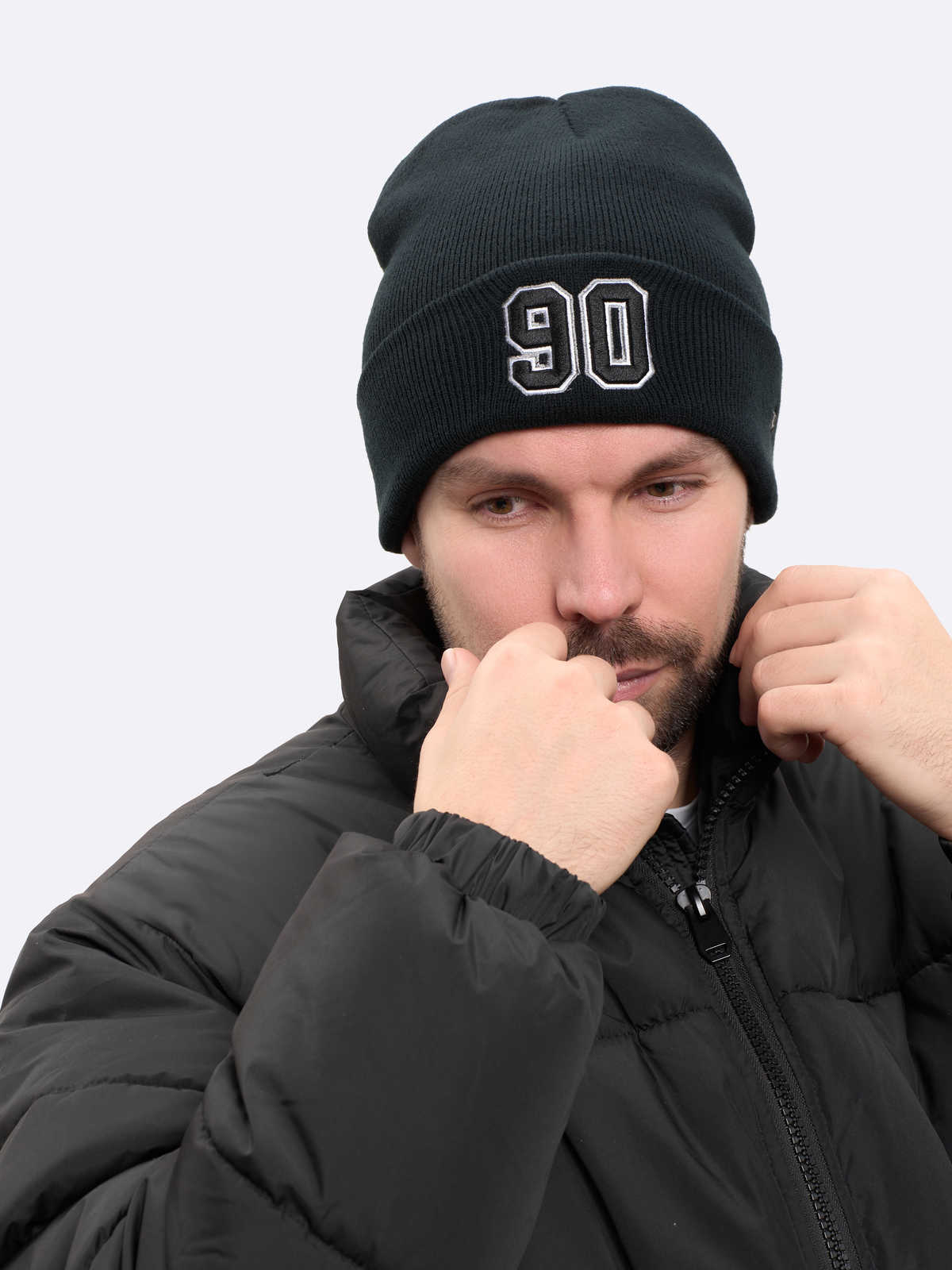 Шапка № 90 черная