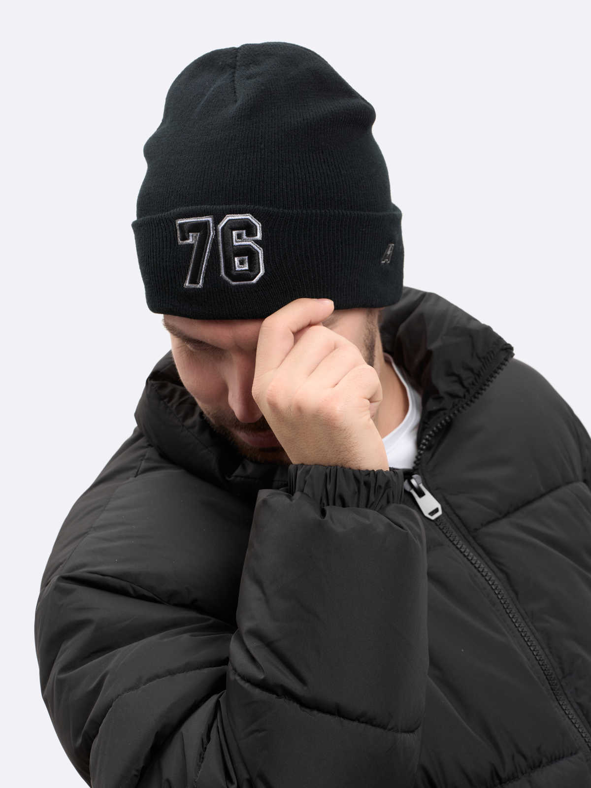 Шапка № 76 черная