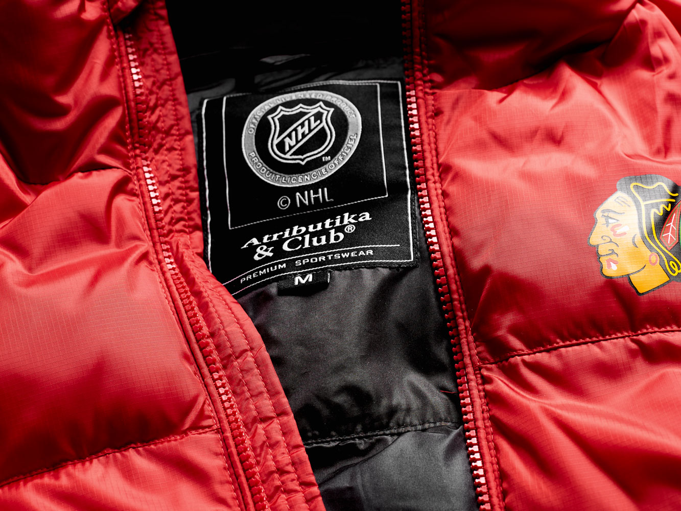 Куртка утепленная NHL Chicago Blackhawks