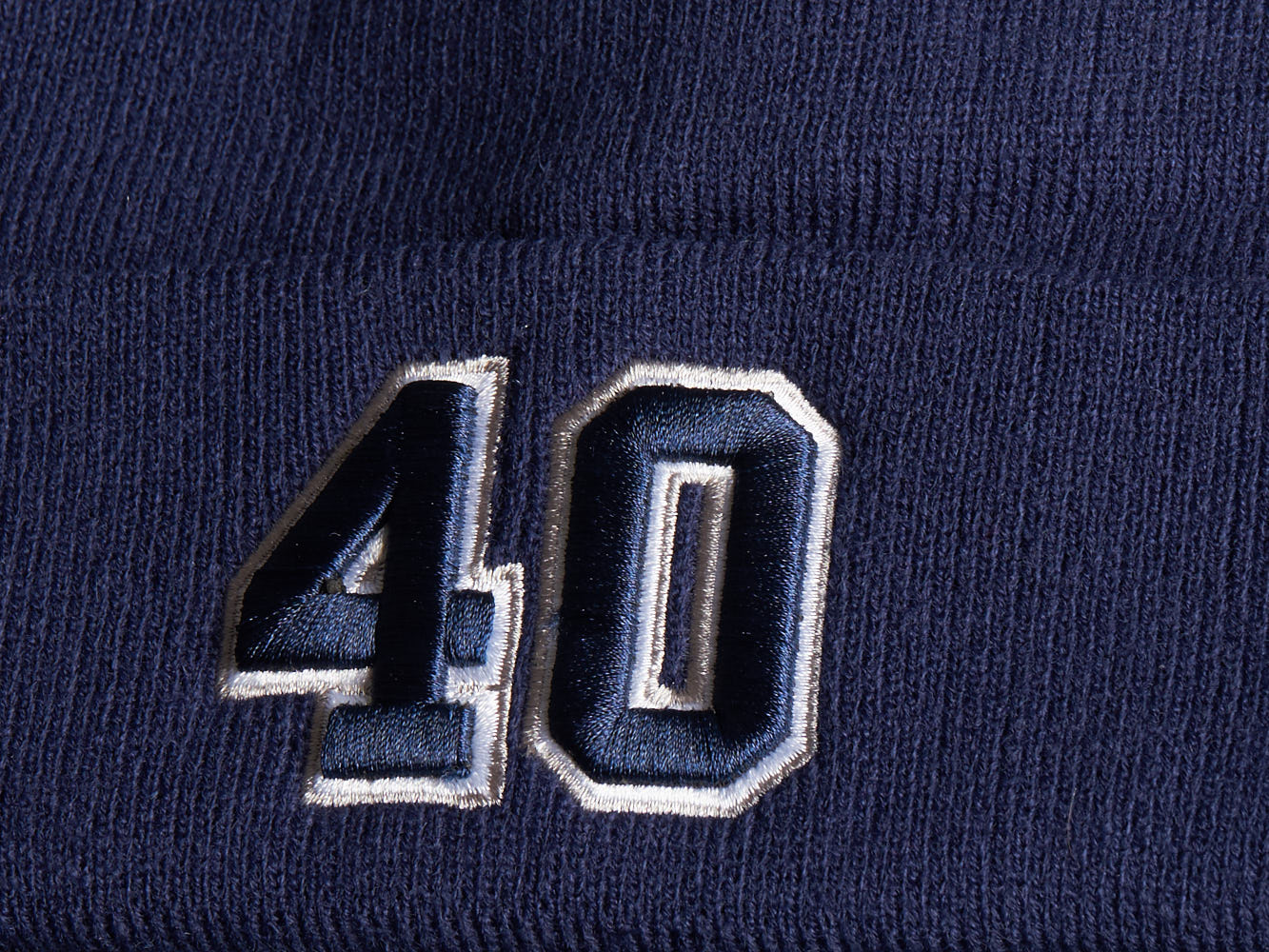 Шапка № 40 синяя