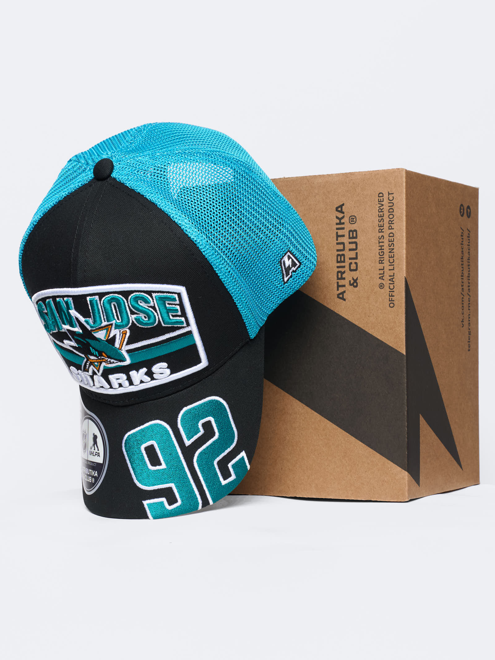 Бейсболка NHL San Jose Sharks № 92
