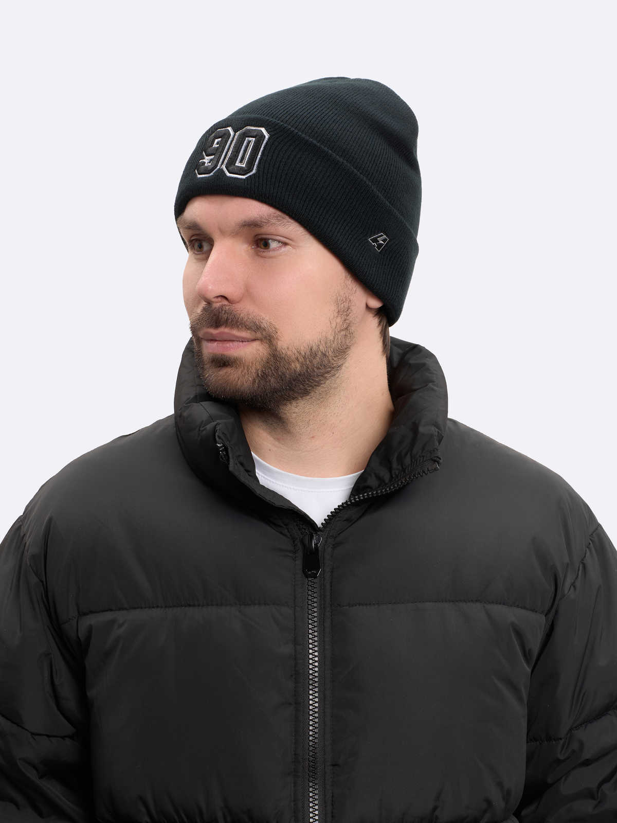 Шапка № 90 черная