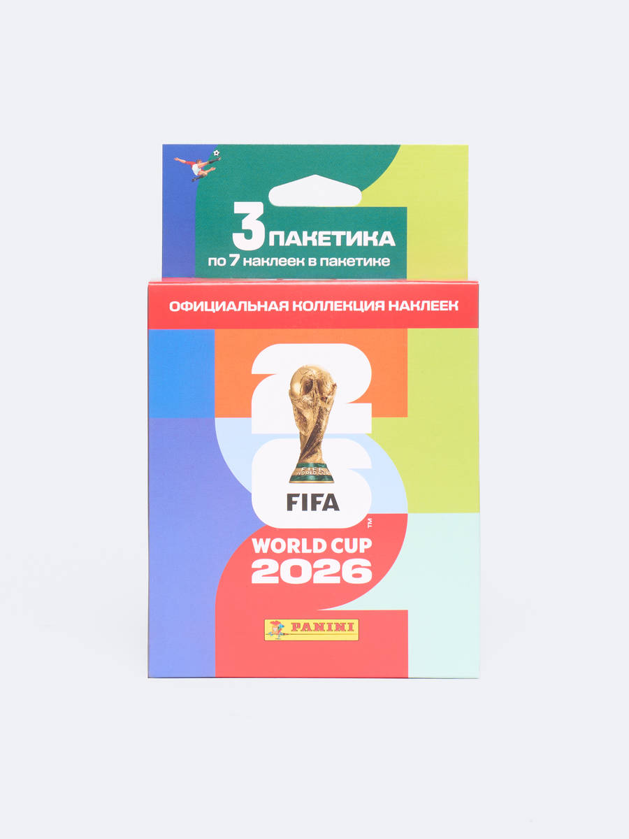 Блистер с наклейками из 3-х пакетиков FIFA World Cup Panini 2026