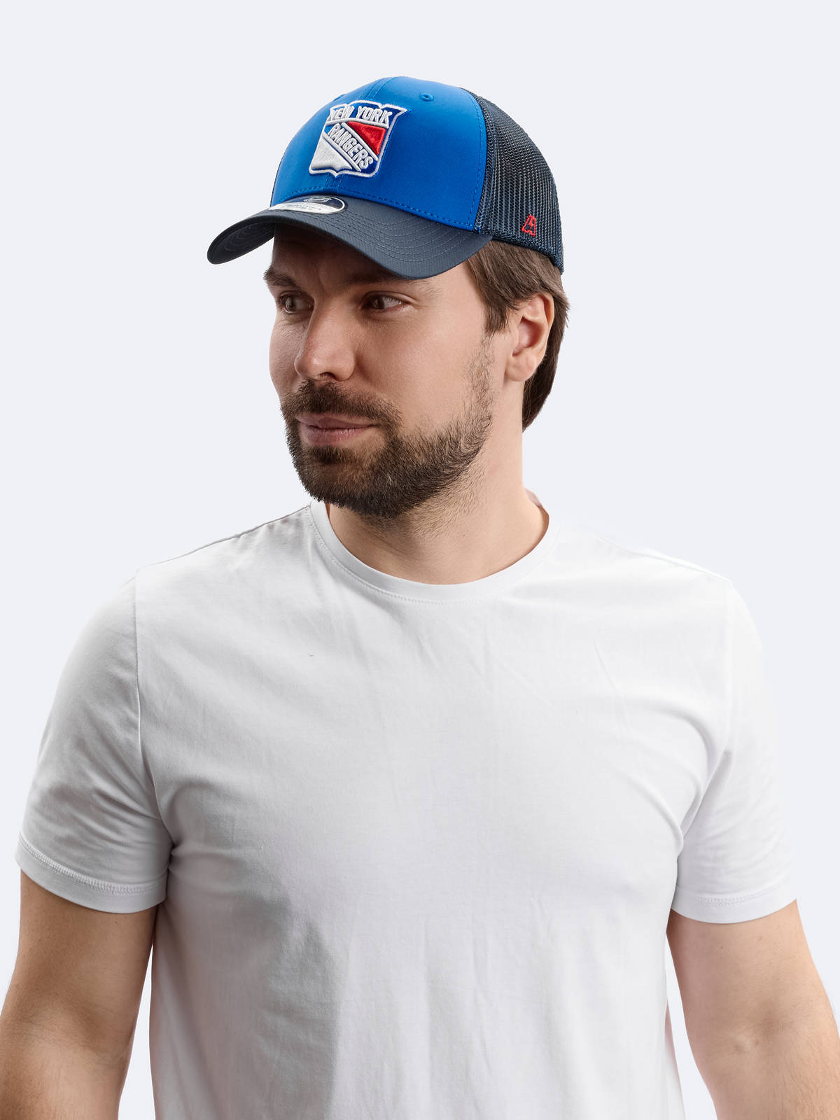 Бейсболка NHL New York Rangers с сеткой