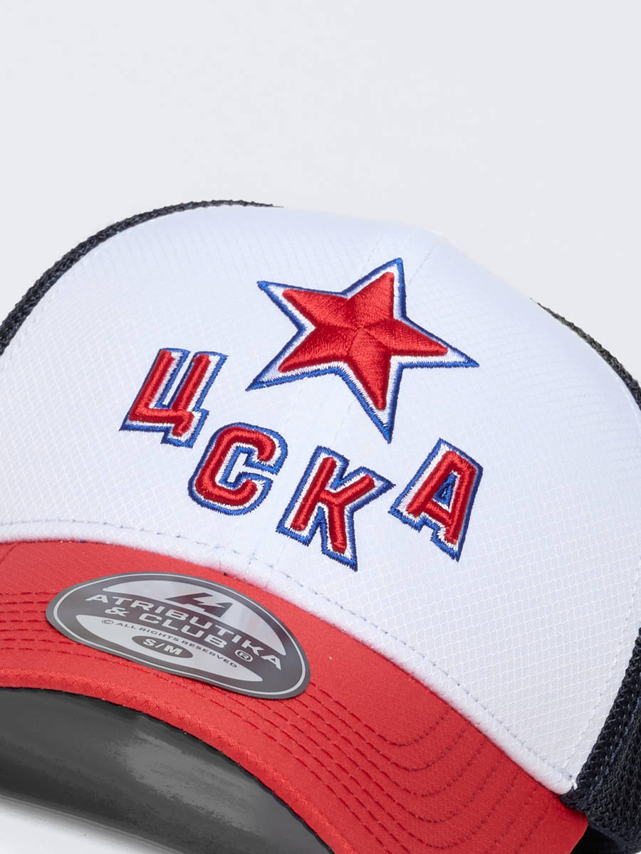 Бейсболка ХК ЦСКА с сеткой (подростковая)