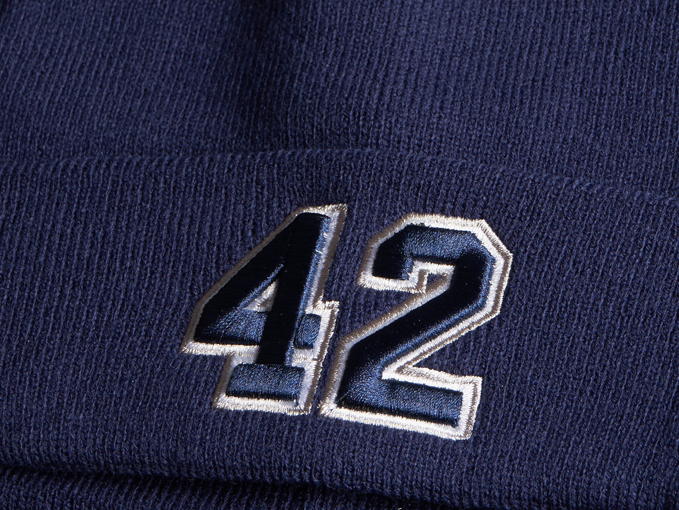 Шапка № 42 синяя
