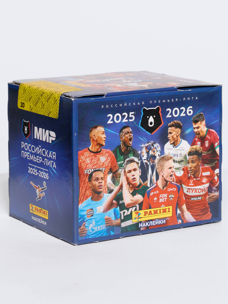 Набор альбом + бокс с наклейками Российская Премьер-Лига Panini сезон 2025-2026