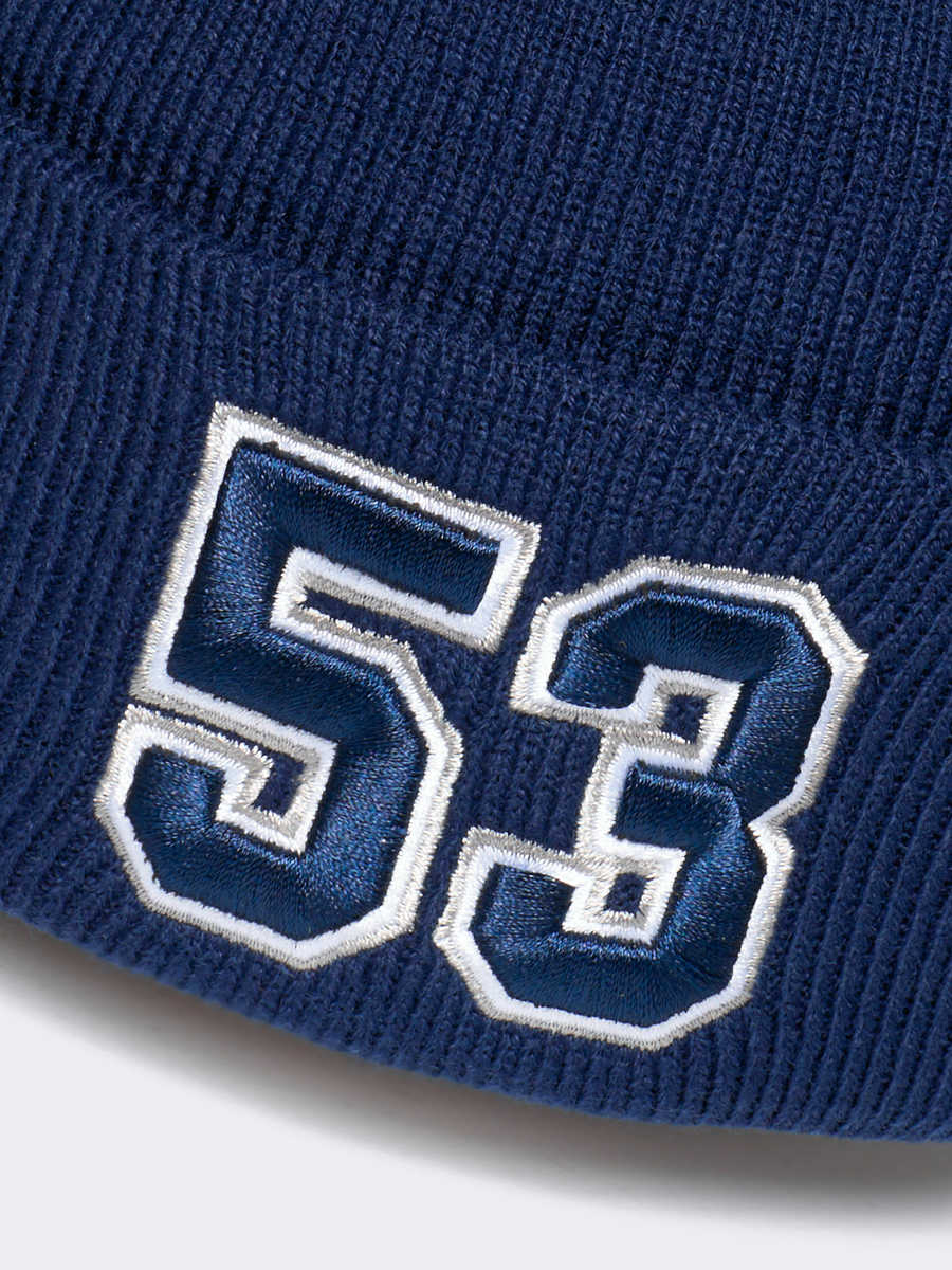 Шапка № 53 синяя