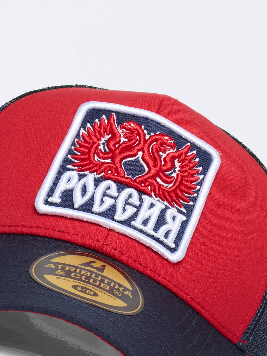 Бейсболка Россия с сеткой (подростковая)