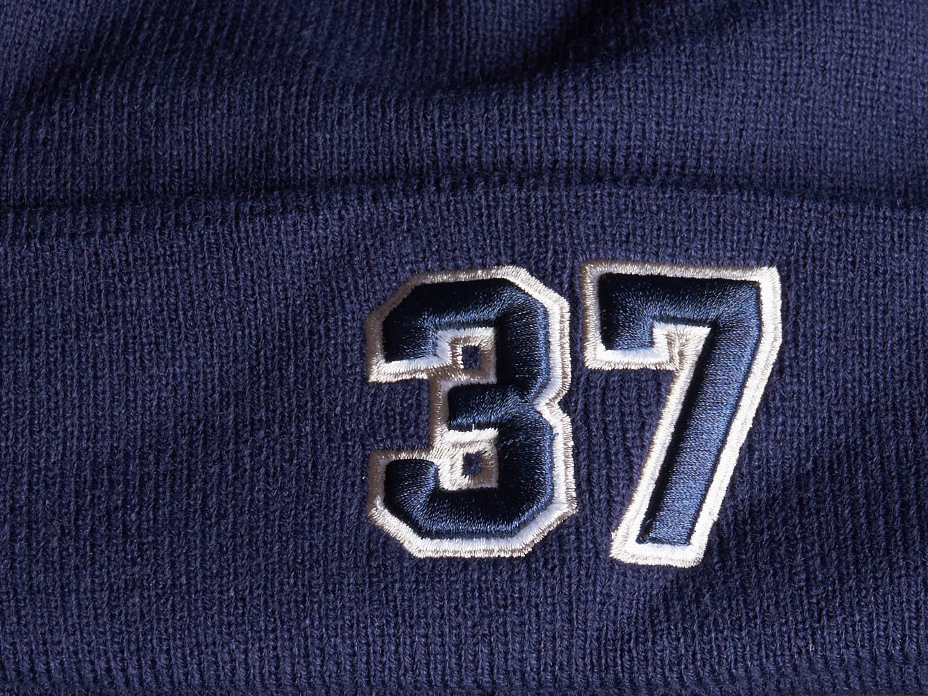 Шапка № 37 синяя
