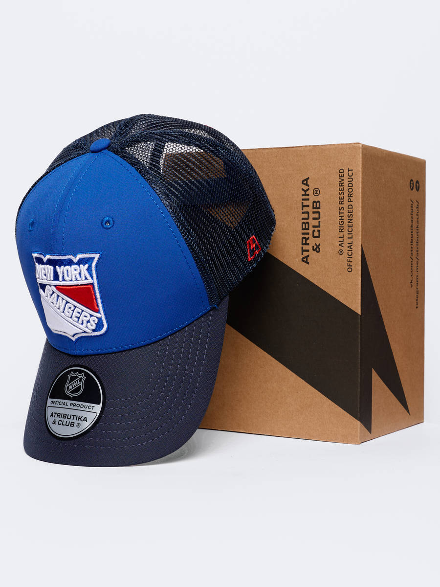 Бейсболка NHL New York Rangers с сеткой