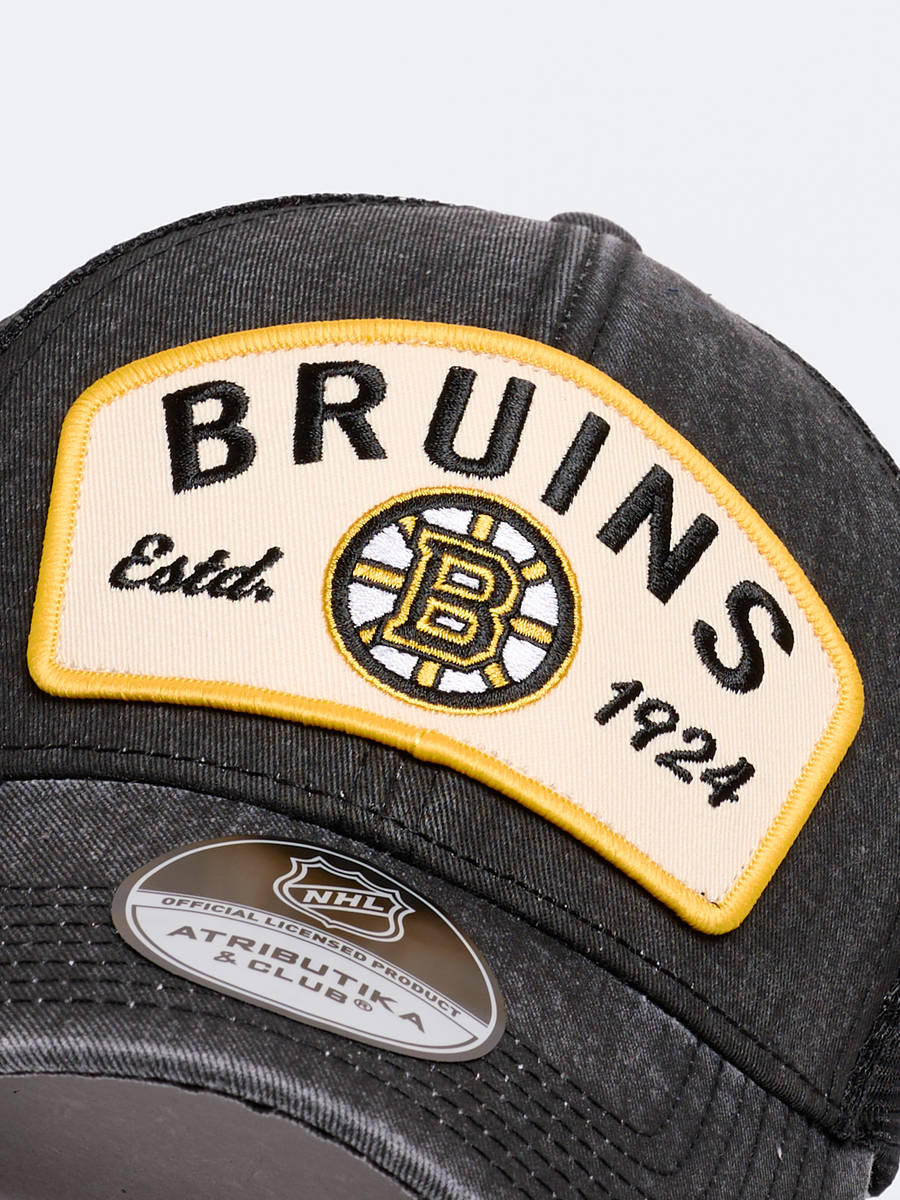 Бейсболка NHL Boston Bruins с сеткой