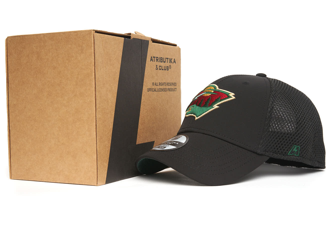 Бейсболка NHL Minnesota Wild (размер XL/XXL)