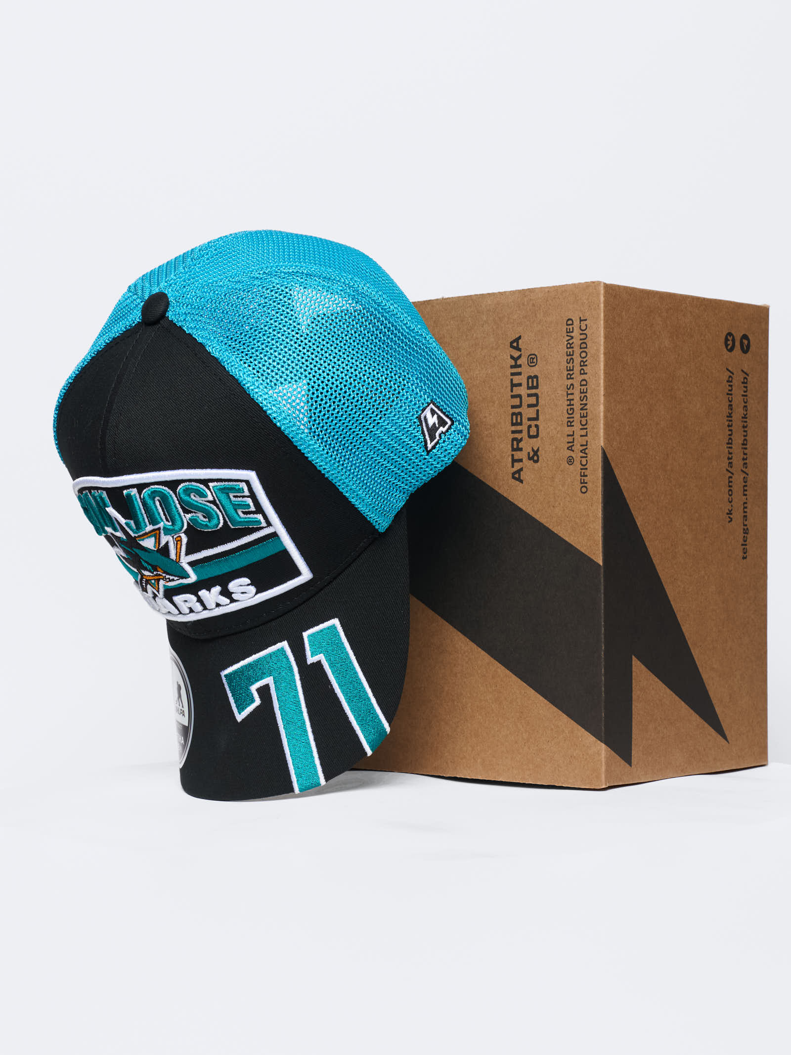 Бейсболка NHL San Jose Sharks № 71