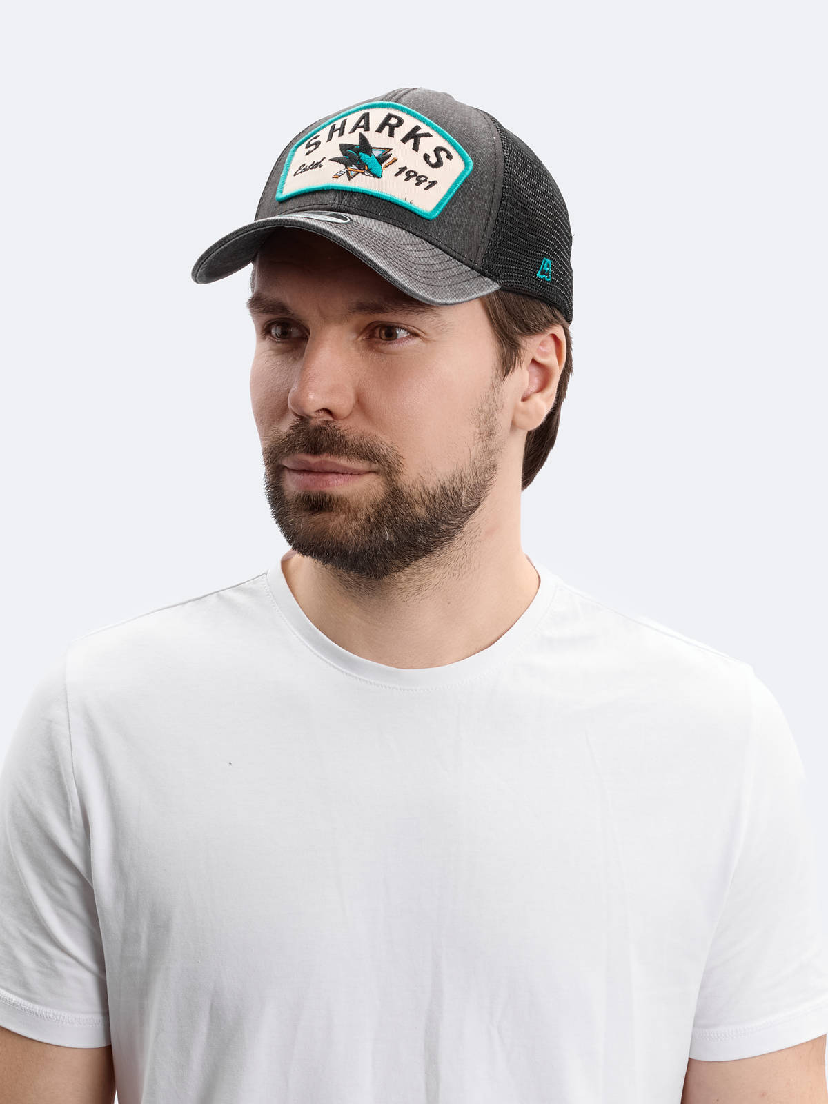 Бейсболка NHL San Jose Sharks с сеткой