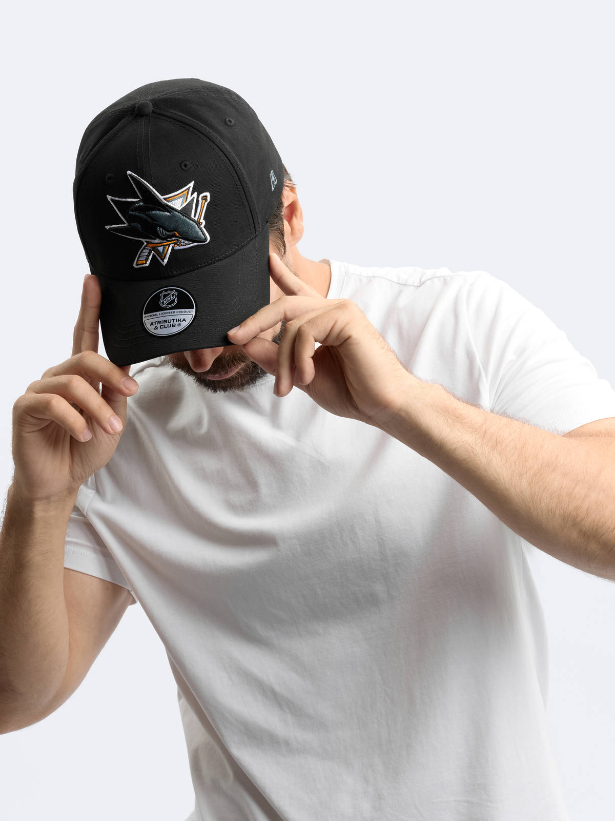 Бейсболка NHL San Jose Sharks хлопковая