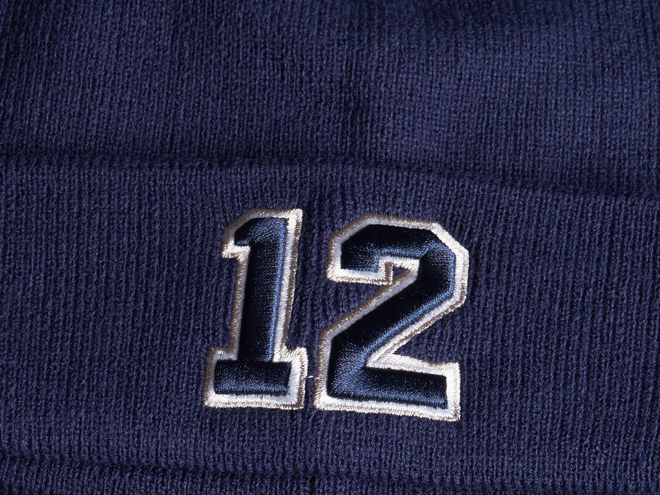 Шапка № 12 синяя