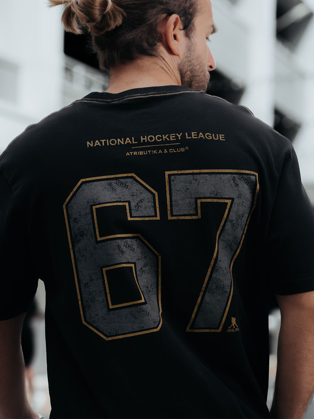Футболка NHL Vegas Golden Knights № 67 оверсайз