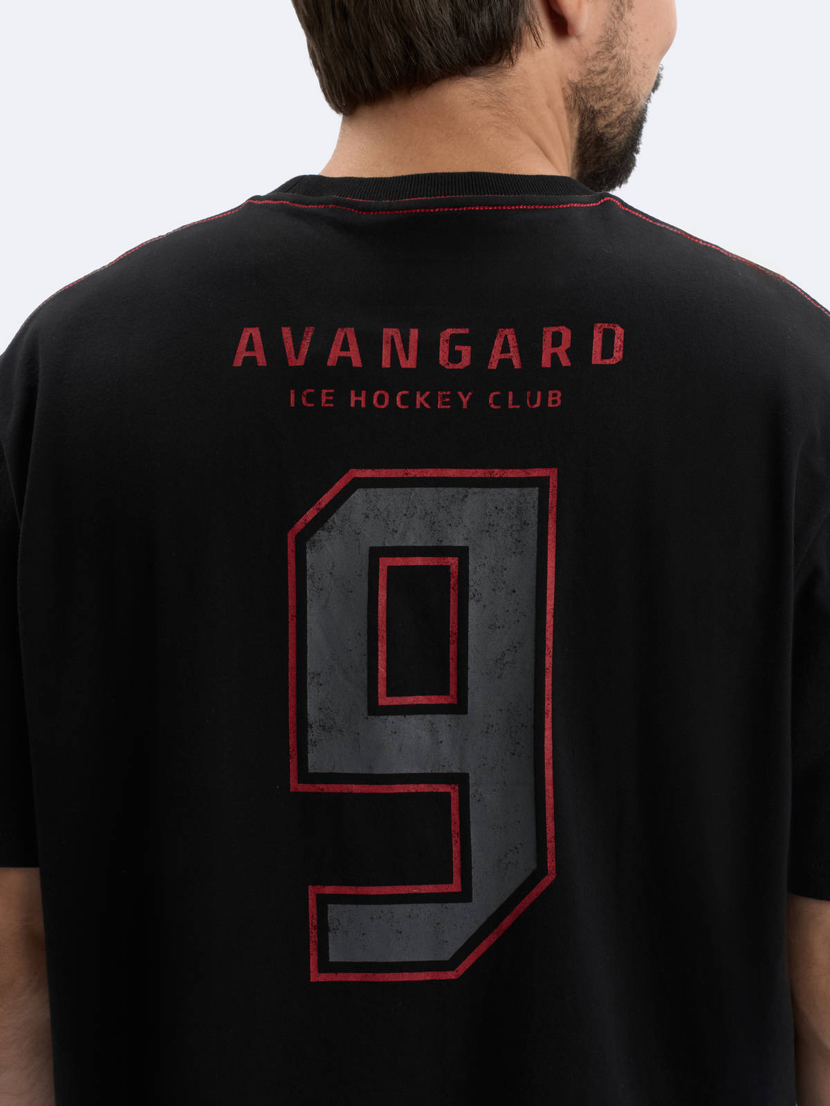 Футболка ХК Авангард № 9 оверсайз