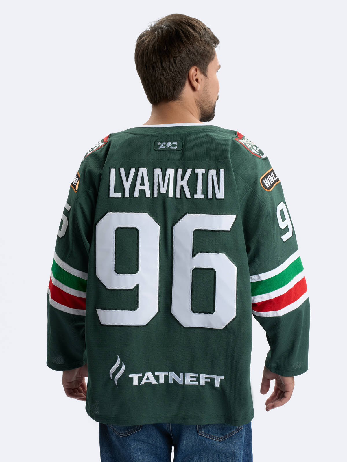 Хоккейный свитер ХК АК БАРС #96 Lyamkin