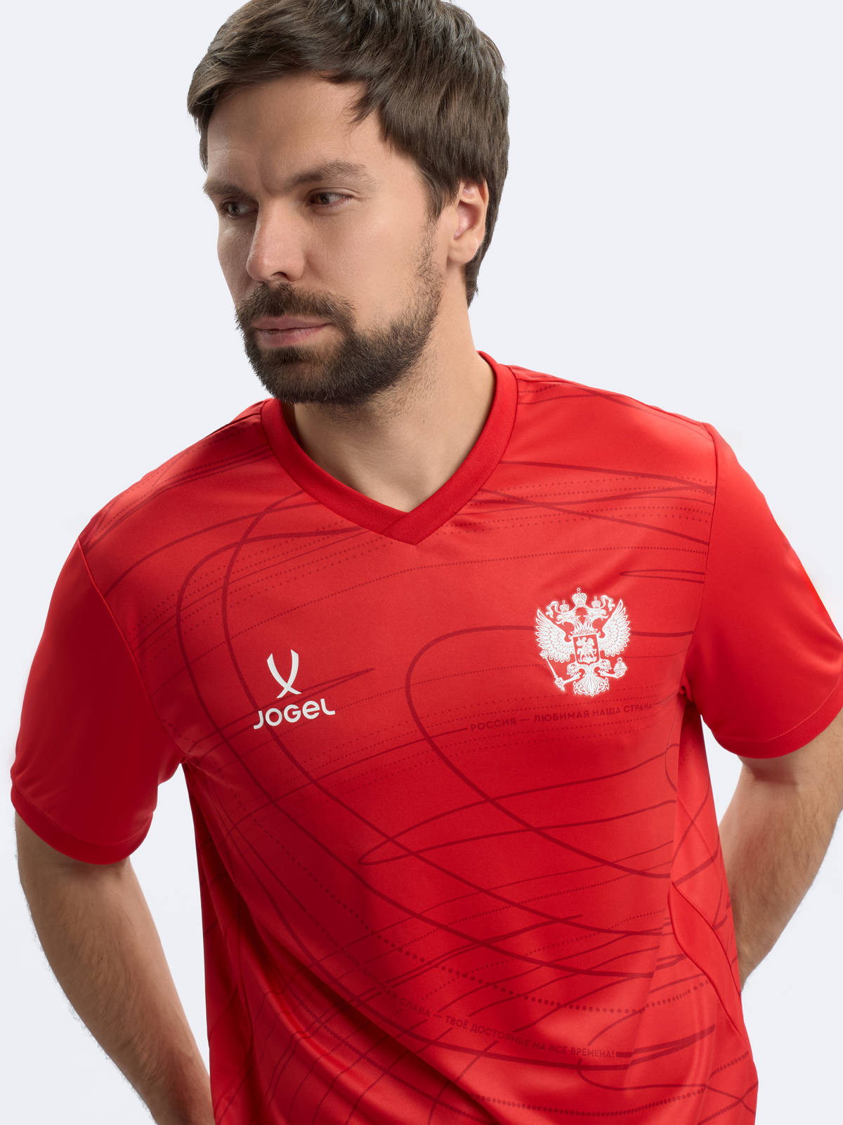 Футболка игровая Jogel Сборной России домашняя реплика