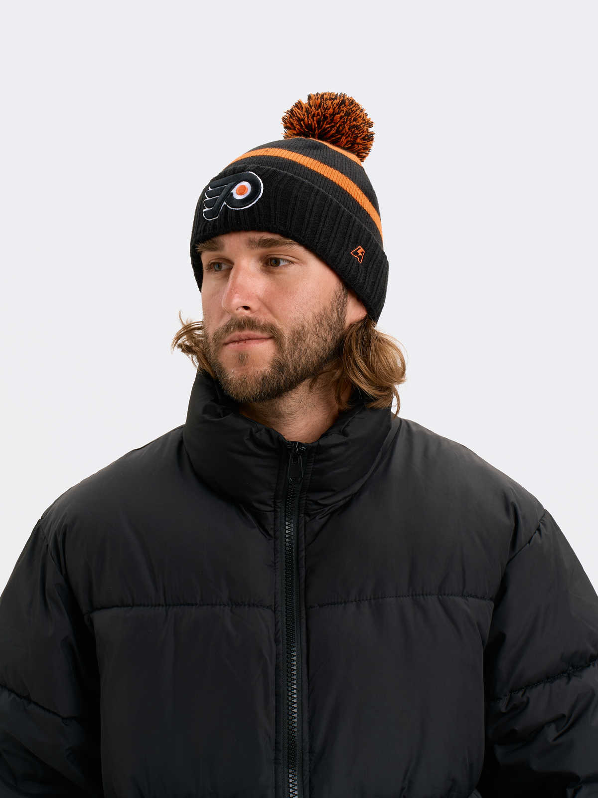Шапка NHL Philadelphia Flyers в полоску