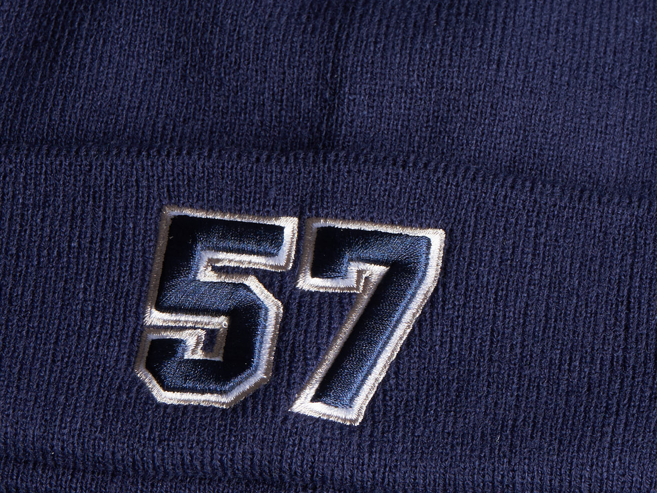 Шапка № 57 синяя