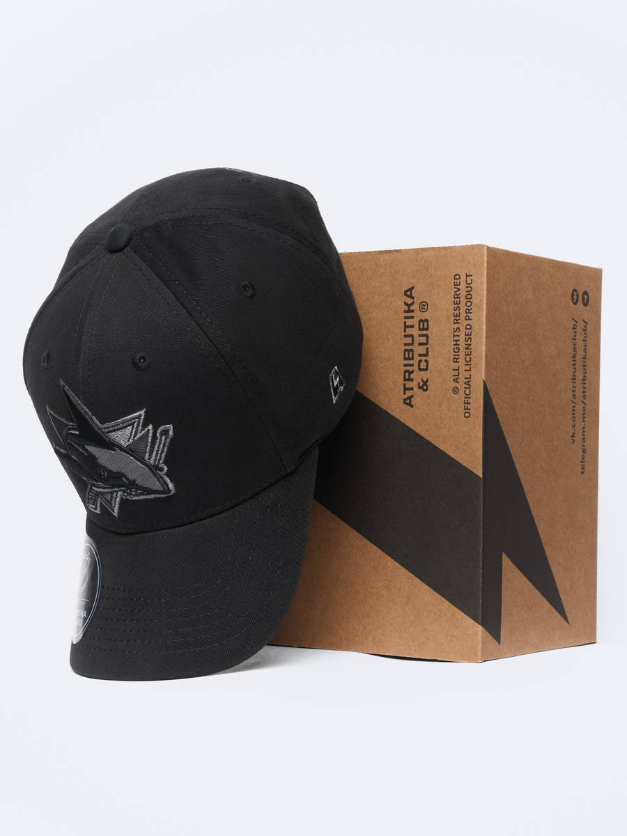 Бейсболка NHL San Jose Sharks хлопковая