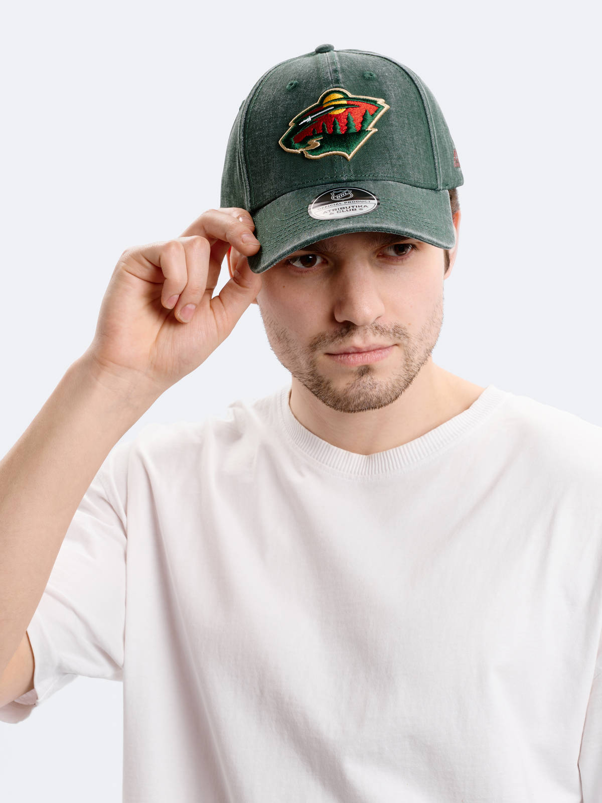 Бейсболка NHL Minnesota Wild хлопковая